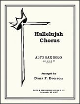 HALLELUJAH CHORUS ALTO SAX SOLO WITH PIANO cover